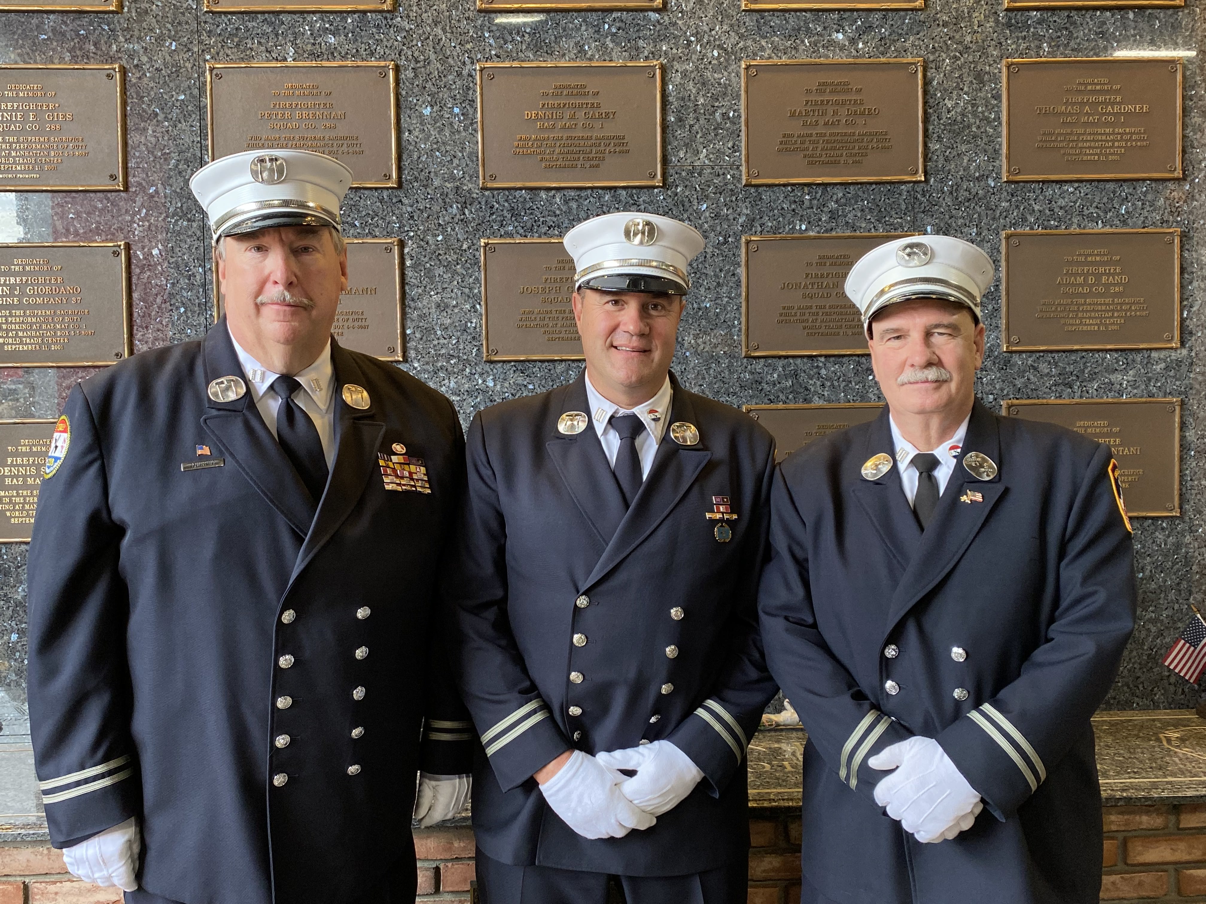Squad 288 members operating together in a ceremonial or field setting